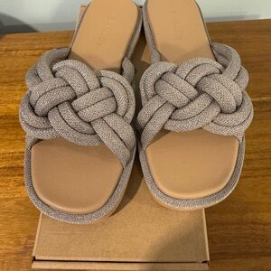 Rothy’s Summer Sandal in Silver